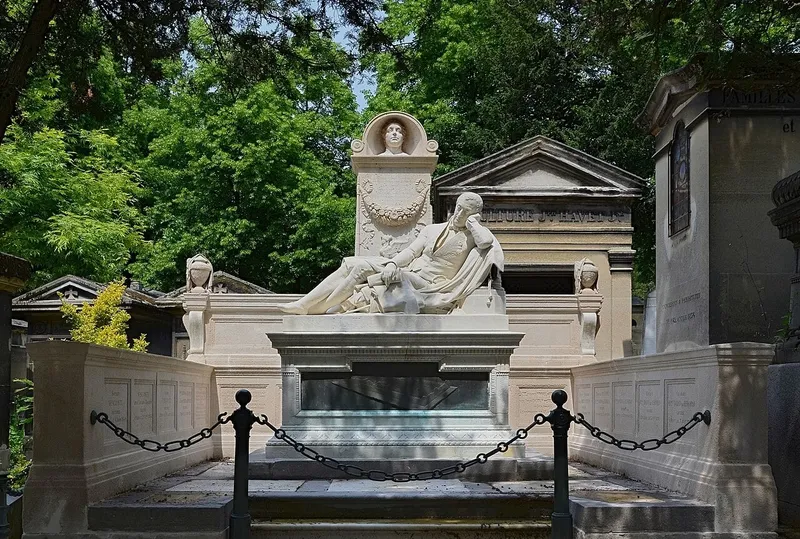 Photographie : la tombe de Ludovico Tullius Joachim Visconti au cimetière du Père-Lachaise