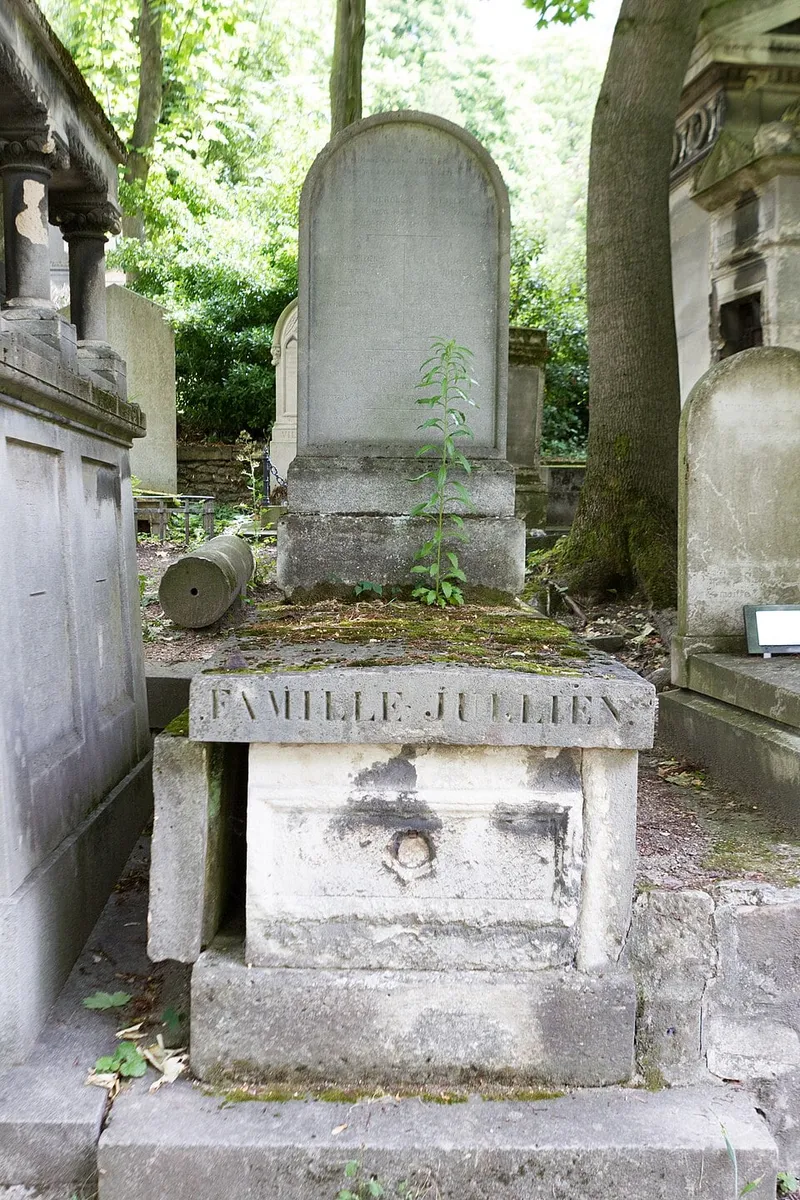 Photographie : la tombe de Marc-Antoine Jullien au cimetière du Père-Lachaise