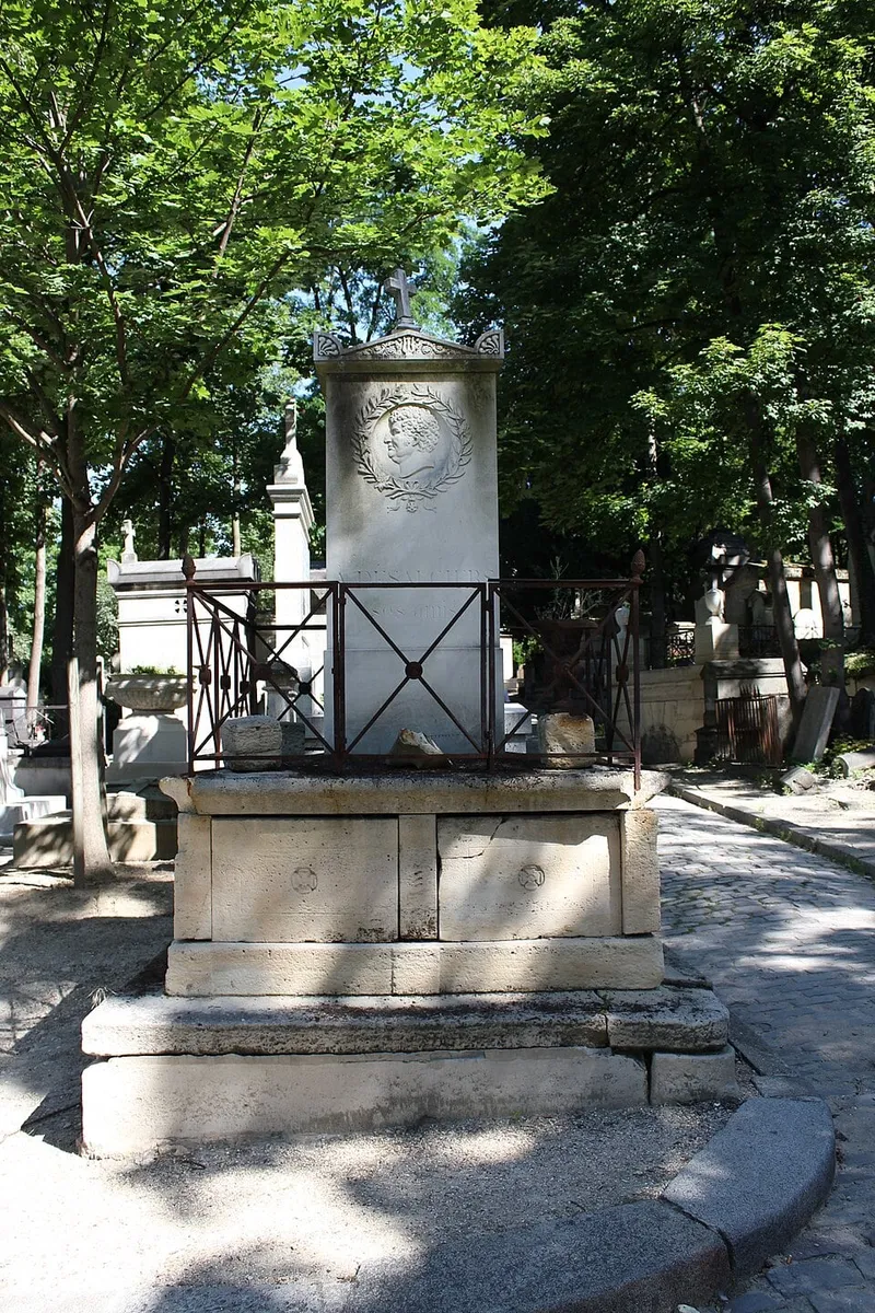 Photographie : la tombe de Marc-Antoine-Madeleine Desaugiers au cimetière du Père-Lachaise