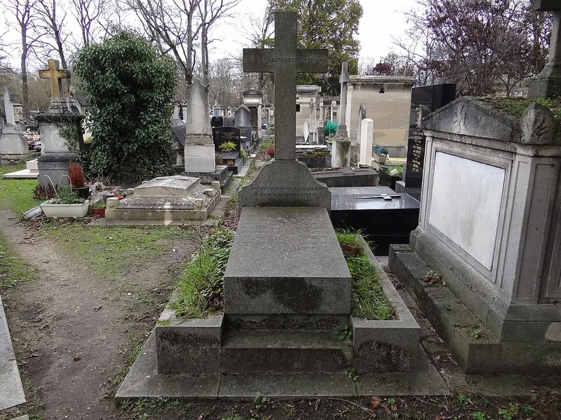 Photographie : la tombe de Marc Bœgner au cimetière du Montparnasse