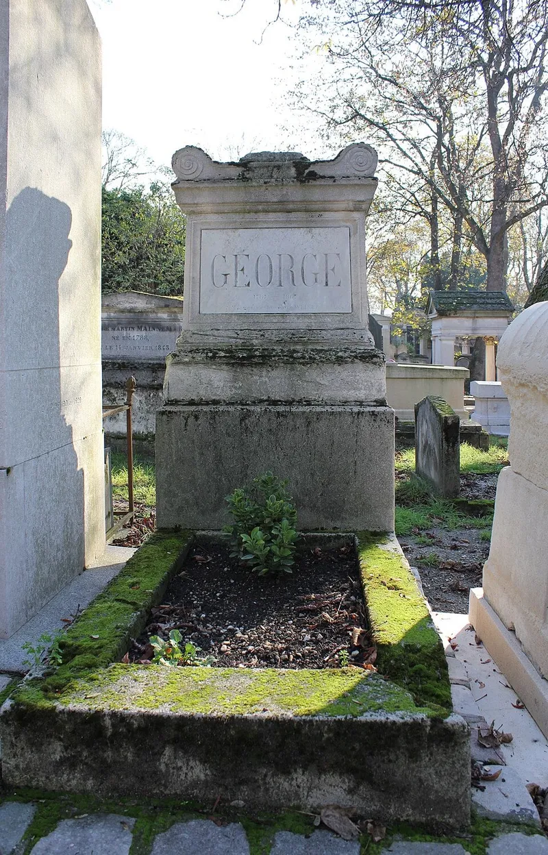 Photographie : la tombe de Marguerite Joséphine Weimer au cimetière du Père-Lachaise
