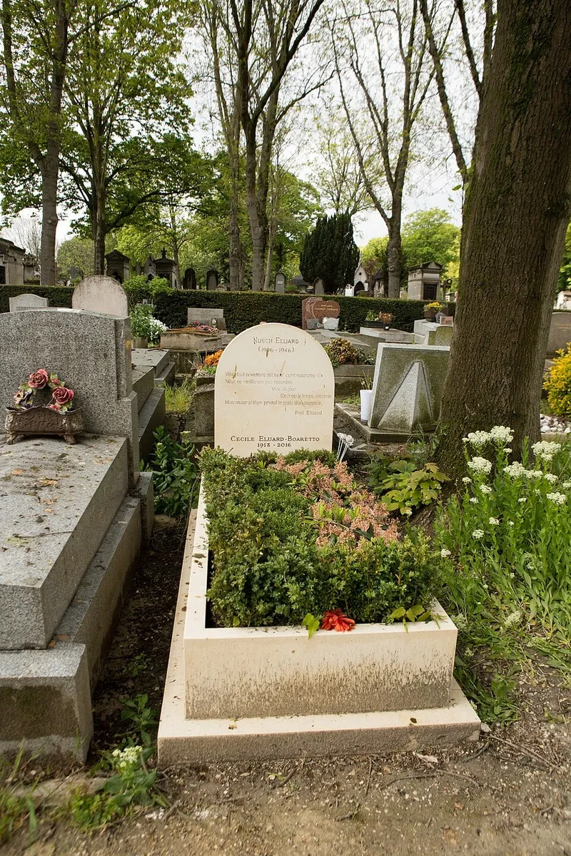 Photographie : la tombe de Maria Benz au cimetière du Père-Lachaise
