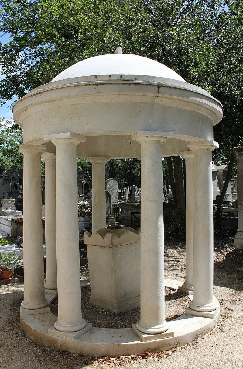Photographie : la tombe de Mariano Luis de Urquijo au cimetière du Père-Lachaise