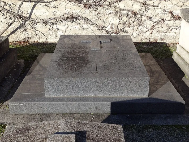Photographie : la tombe de Marie de Rohan-Chabot au cimetière de Picpus