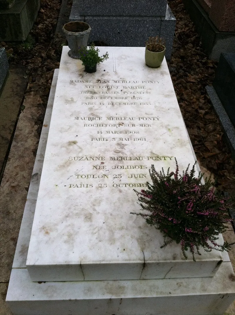 Photographie : la tombe de Maurice Merleau-Ponty au cimetière du Père-Lachaise