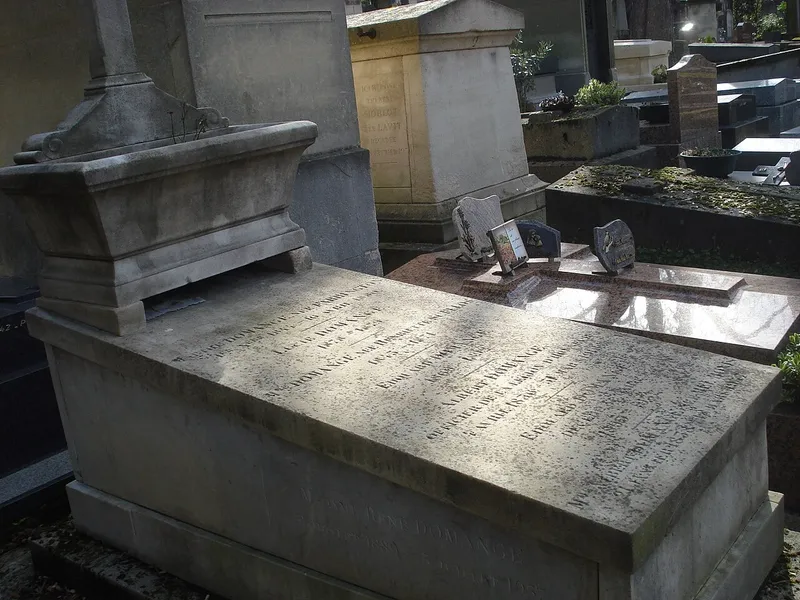 Photographie : la tombe de Mel Bonis au cimetière de Montmartre