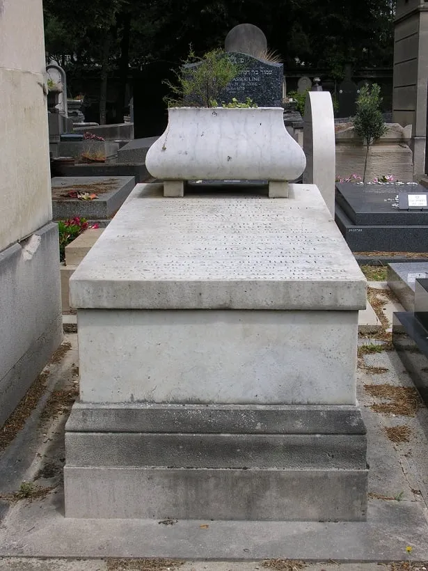 Photographie : la tombe de Michel Bréal au cimetière du Montparnasse