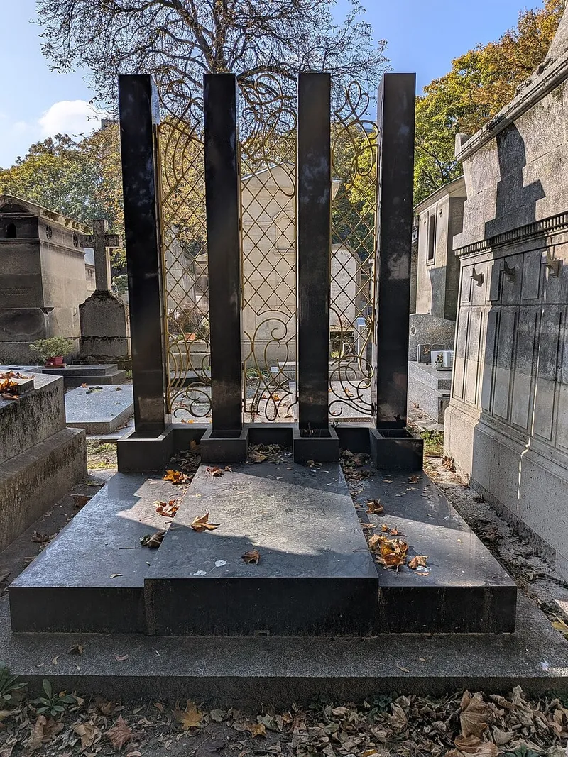 Photographie : la tombe de Mitty Goldin au cimetière de Montmartre