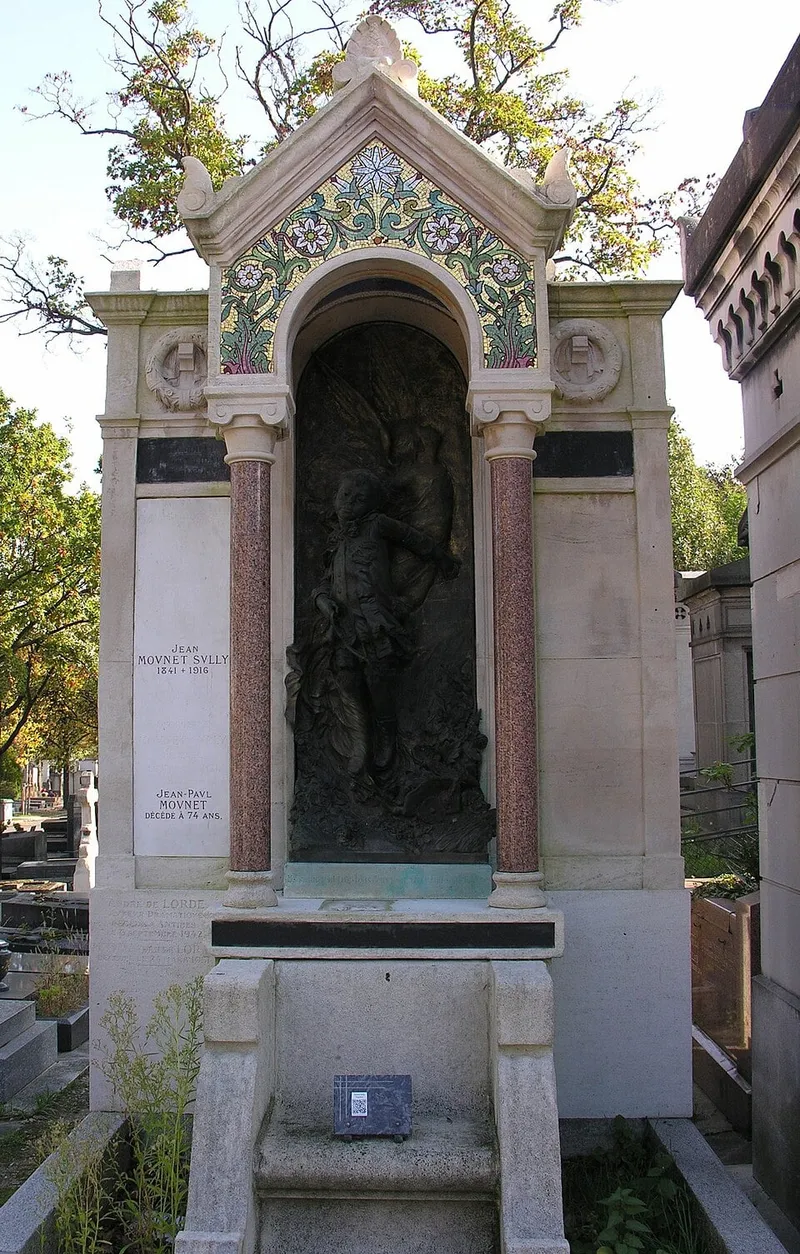 Photographie : la tombe de Mounet-Sully au cimetière du Montparnasse