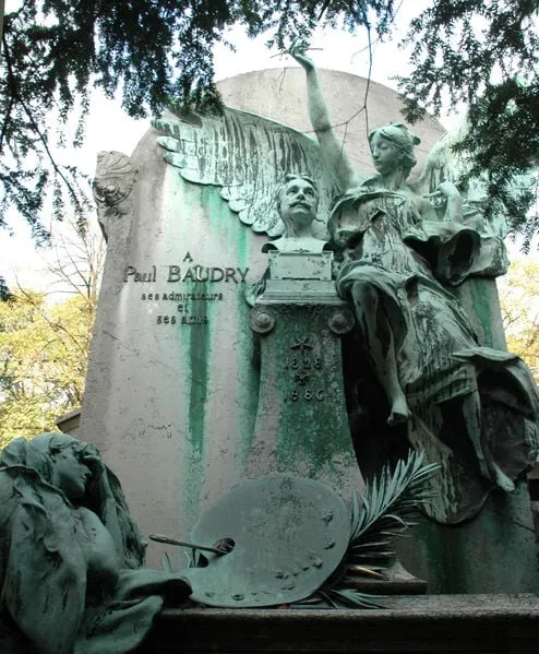 Photographie : la tombe de Paul Baudry au cimetière du Père-Lachaise