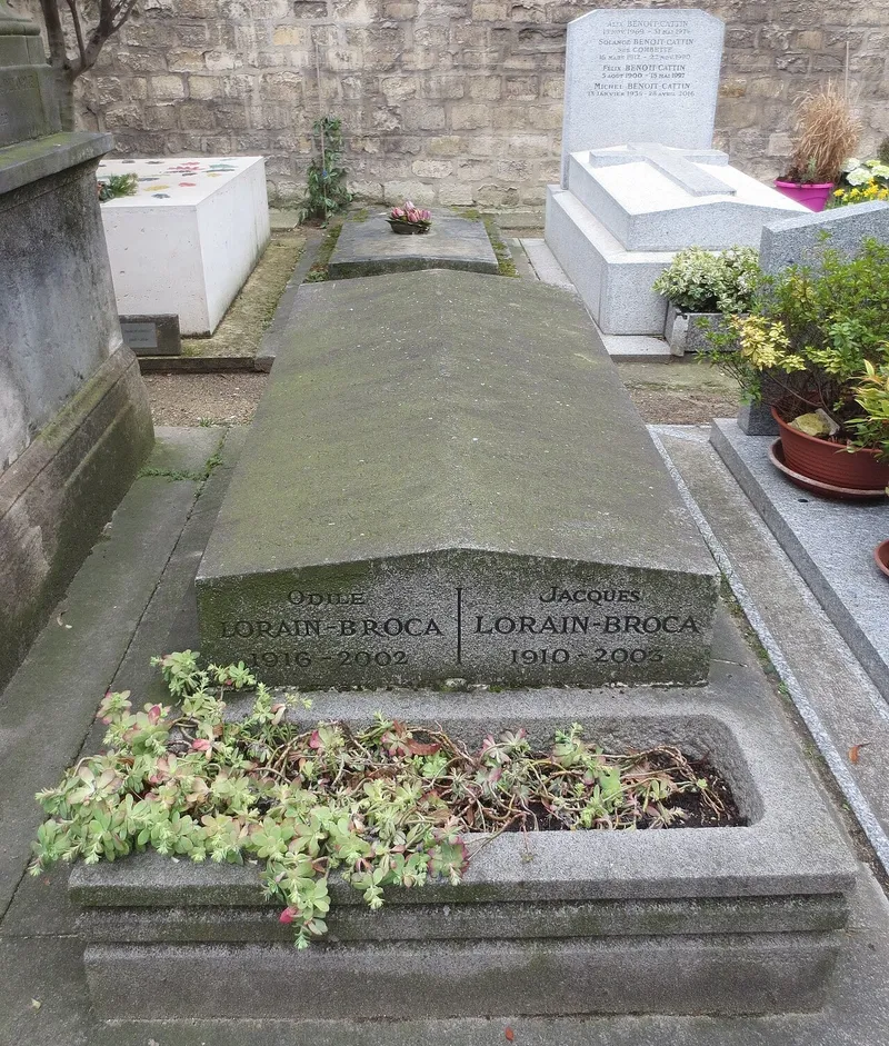 Photographie : la tombe de Paul Broca au cimetière du Montparnasse