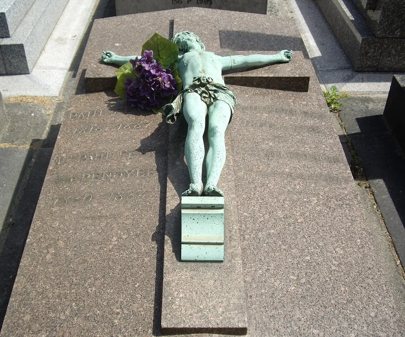 Photographie : la tombe de Paul Féval au cimetière du Montparnasse