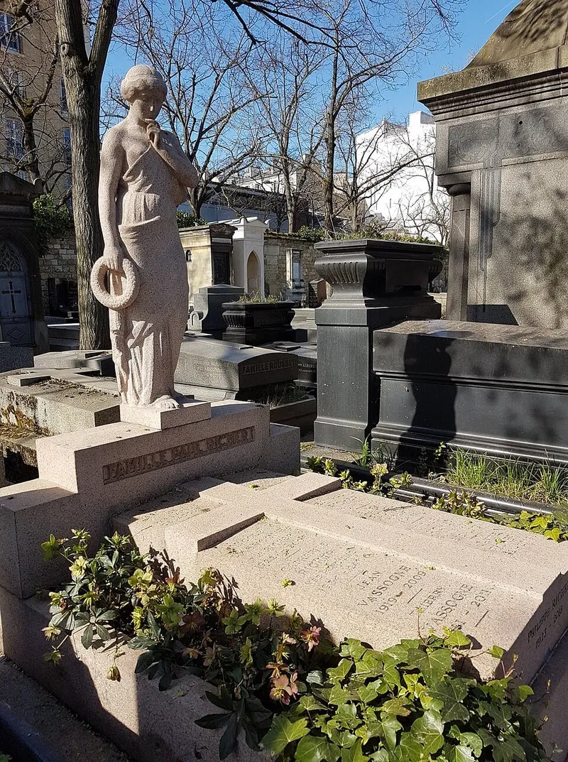 Photographie : la tombe de Paul Richer au cimetière du Montparnasse