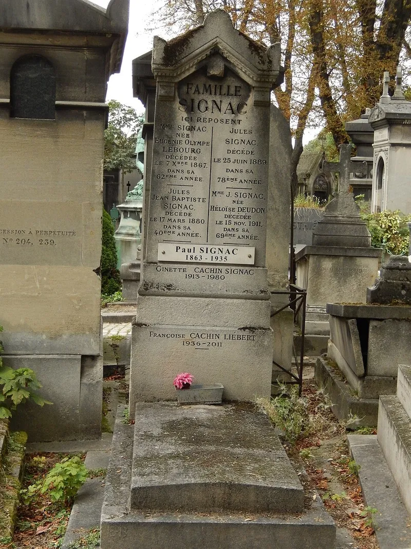 Photographie : la tombe de Paul Signac au cimetière du Père-Lachaise
