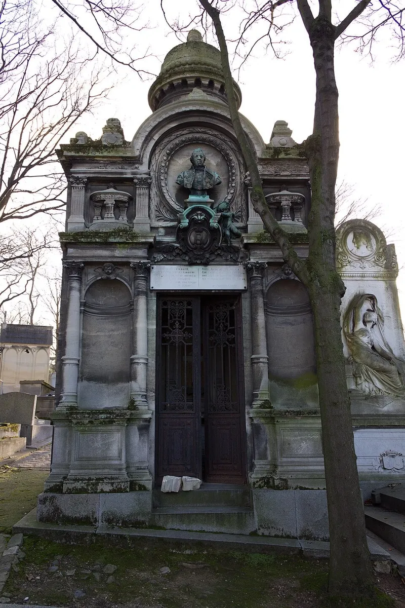 Photographie : la tombe de Philippe Ricord au cimetière du Père-Lachaise