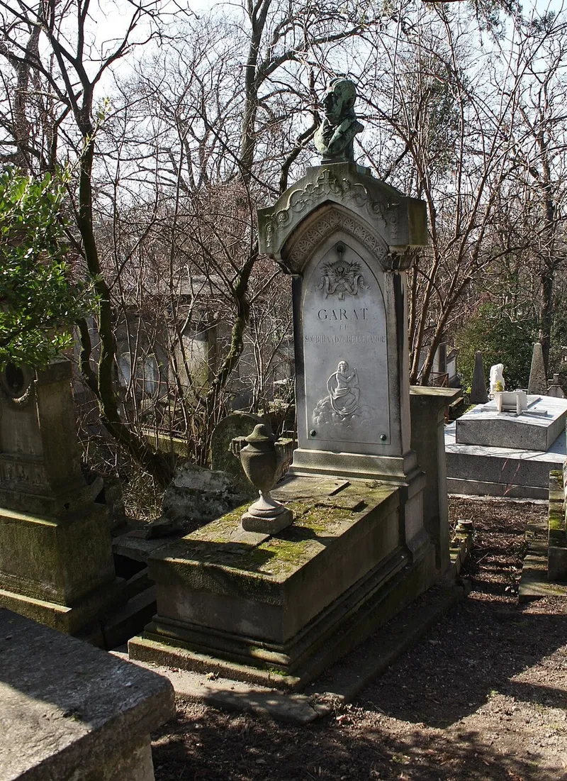 Photographie : la tombe de Pierre-Jean Garat au cimetière du Père-Lachaise