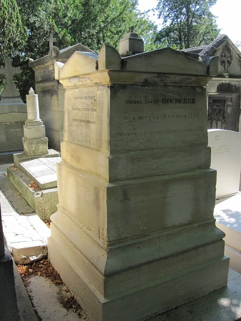 Photographie : la tombe de Pierre-Louis Rœderer au cimetière du Père-Lachaise