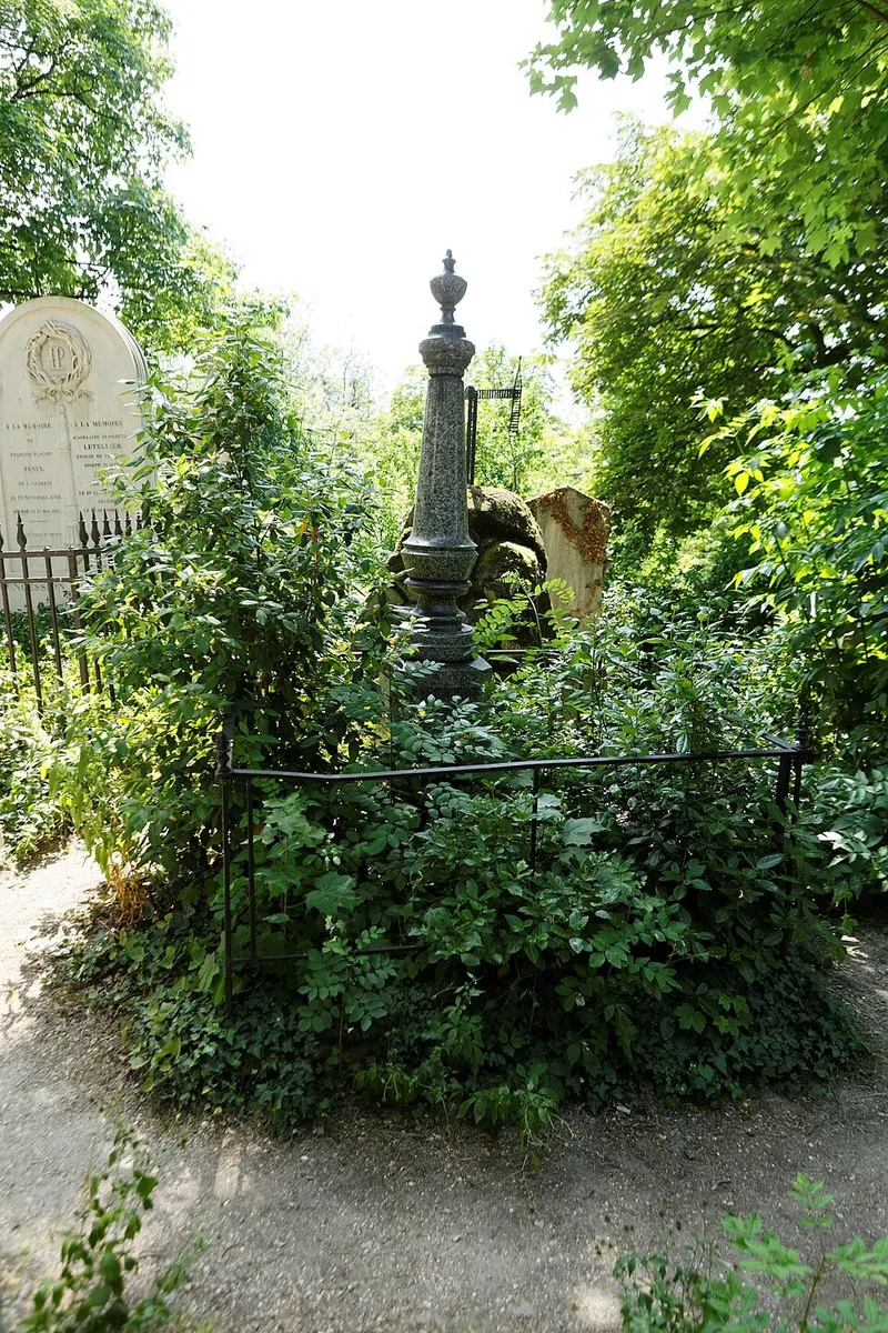 Photographie : la tombe de Pierre-Paul Prud'hon au cimetière du Père-Lachaise