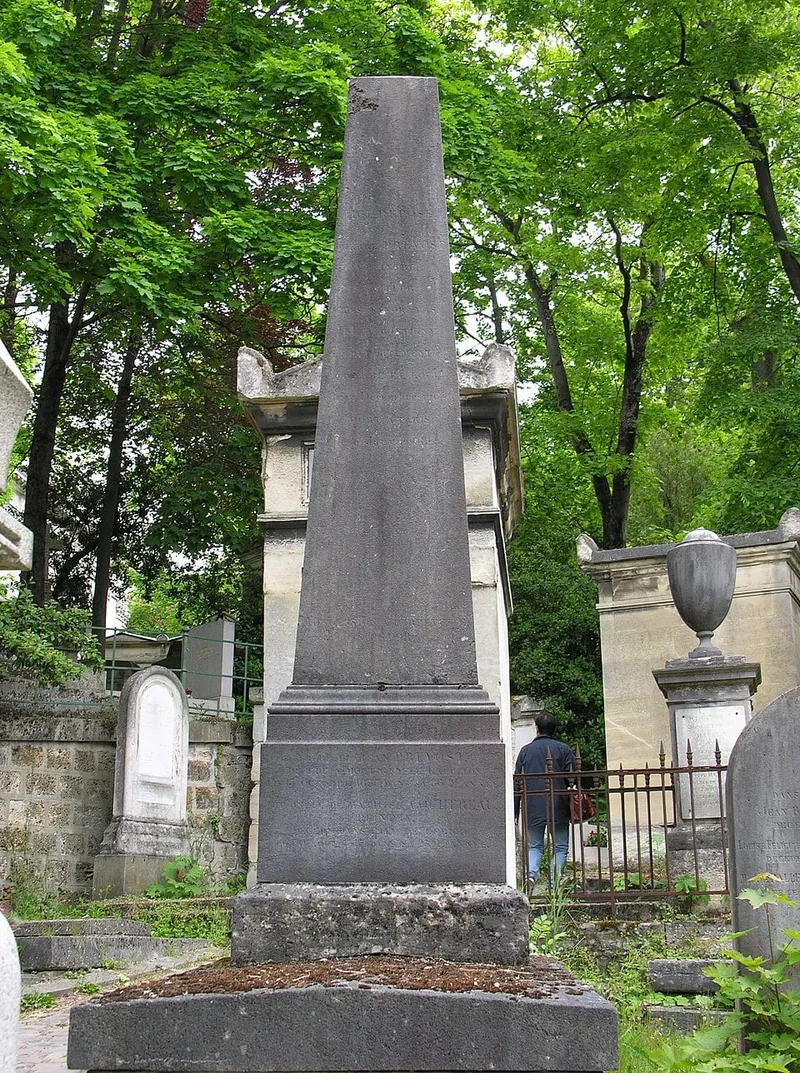 Photographie : la tombe de Pierre Prévost au cimetière du Père-Lachaise