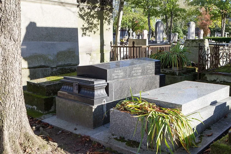 Photographie : la tombe de Polin au cimetière du Père-Lachaise