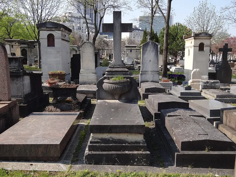 Photographie : la tombe de Raphaël Alibert au cimetière du Montparnasse