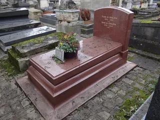 Photographie : la tombe de René de Obaldia au cimetière du Montparnasse