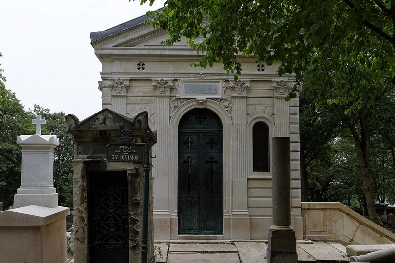 Photographie : la tombe de René Panhard au cimetière du Père-Lachaise