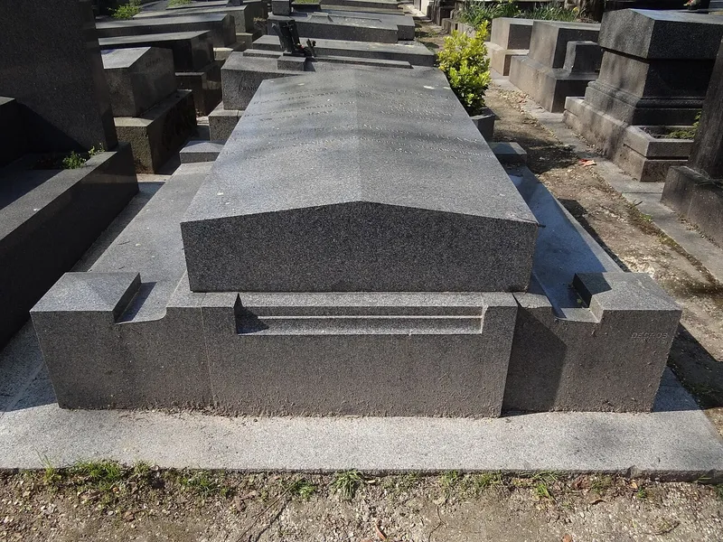 Photographie : la tombe de René Renoult au cimetière du Montparnasse