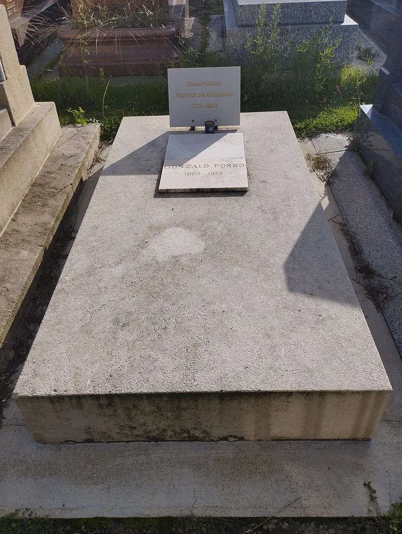 Photographie : la tombe de Ricardo Porro au cimetière du Montparnasse