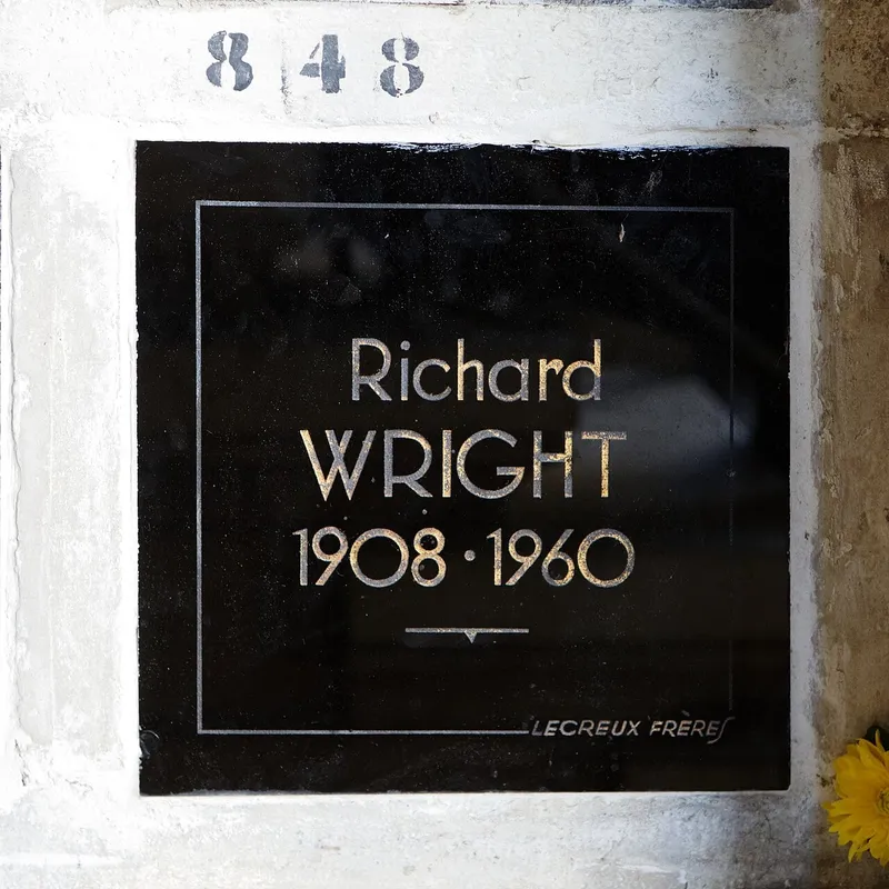 Photographie : la tombe de Richard Wright au cimetière du Père-Lachaise