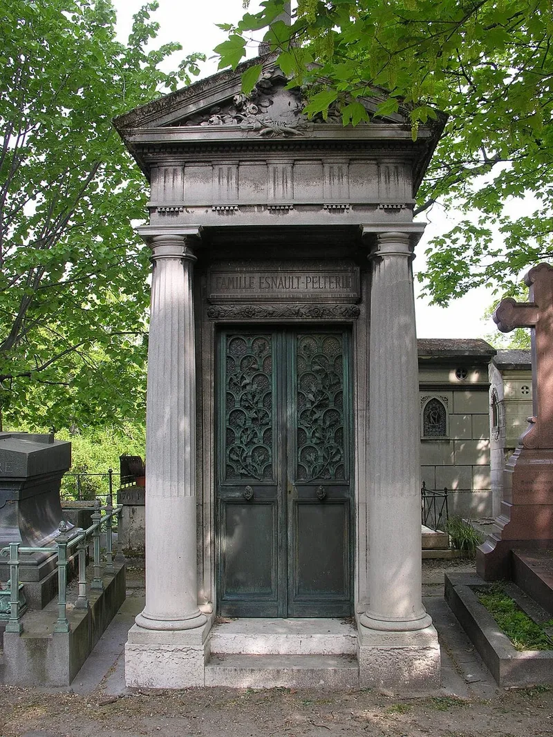 Photographie : la tombe de Robert Esnault-Pelterie au cimetière de Montmartre