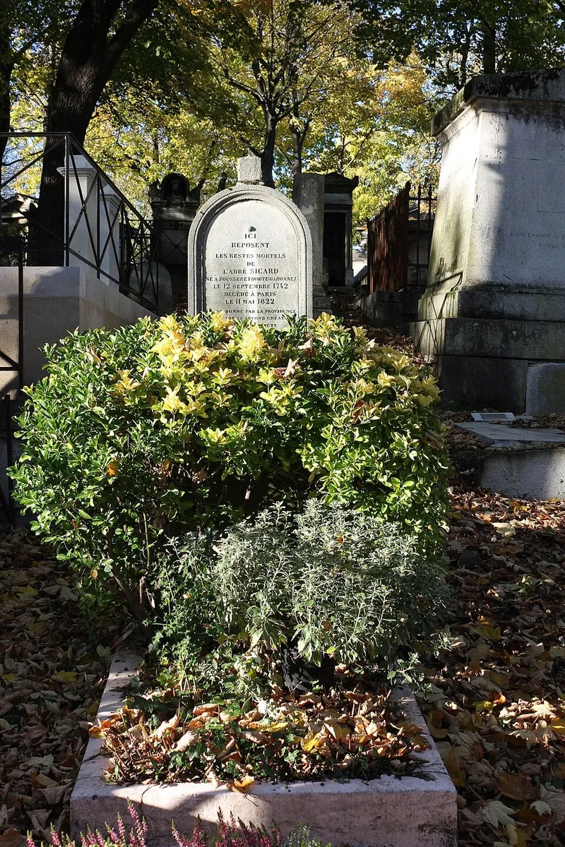Photographie : la tombe de Roch-Ambroise Cucurron Sicard au cimetière du Père-Lachaise