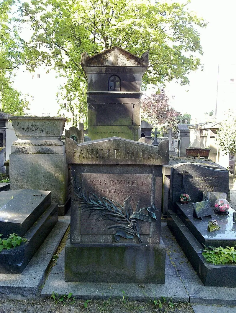 Photographie : la tombe de Rosa Bonheur au cimetière du Père-Lachaise