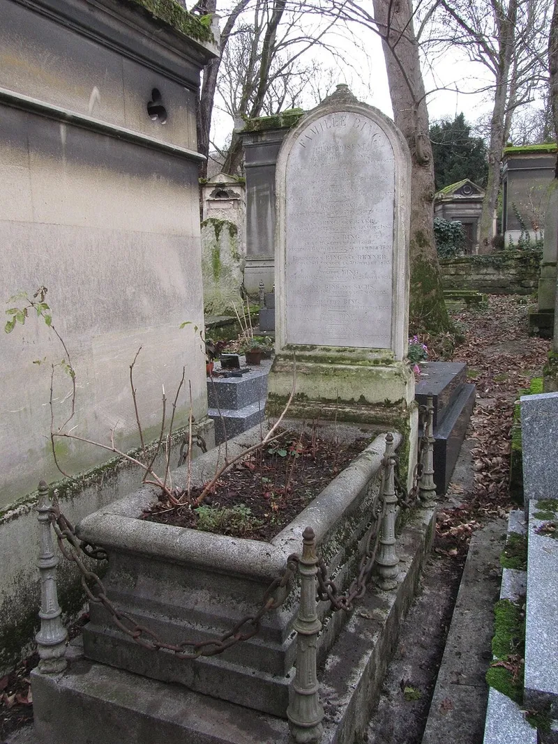 Photographie : la tombe de Samuel Bing au cimetière du Père-Lachaise