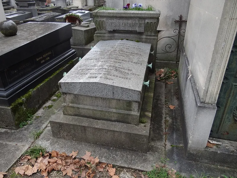 Photographie : la tombe de Victor Cherbuliez au cimetière du Montparnasse