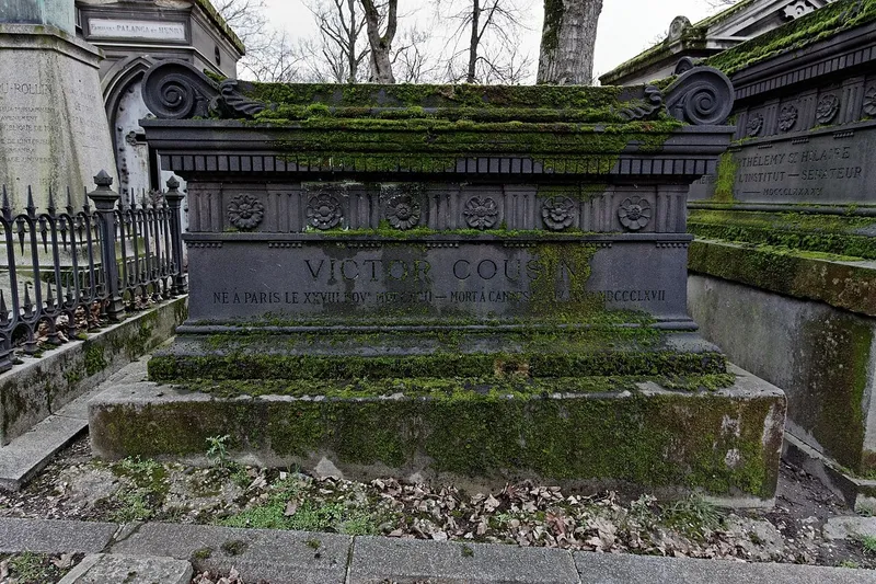 Photographie : la tombe de Victor Cousin au cimetière du Père-Lachaise