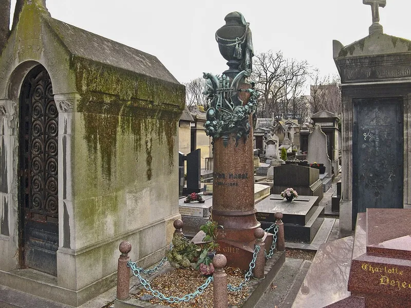 Photographie : la tombe de Victor Massé au cimetière de Montmartre