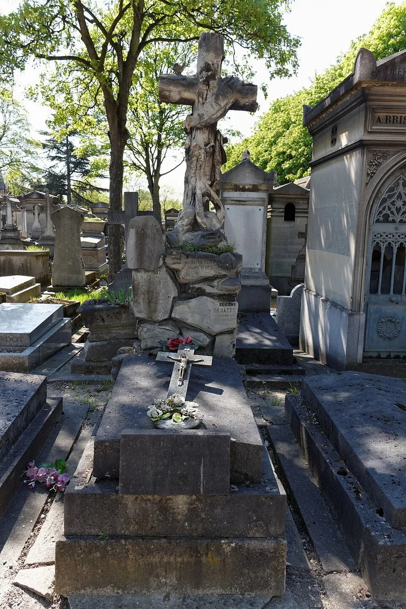 Photographie : la tombe de Virginie Déjazet au cimetière du Père-Lachaise