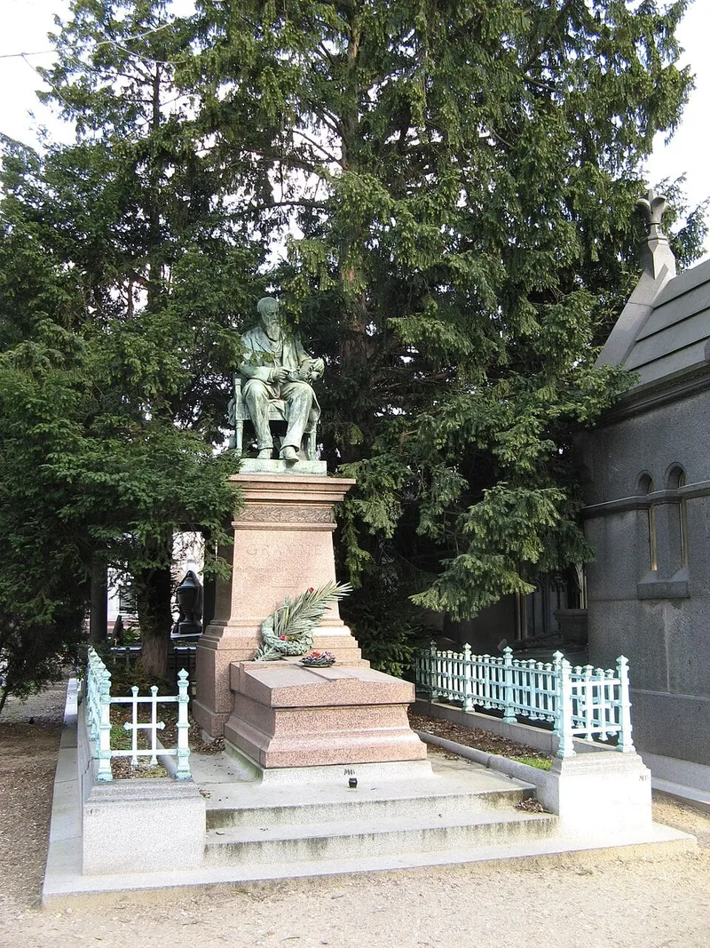 Photographie : la tombe de Zénobe Gramme au cimetière du Père-Lachaise