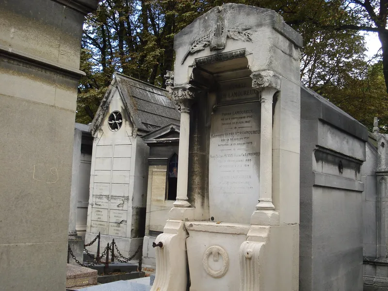 Photographie : la tombe de Charles Lamoureux, au cimetière de Montmartre