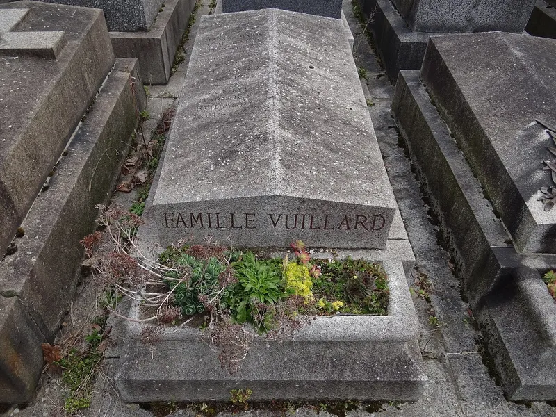 Photographie : la tombe de la famille Vuillard au cimetière des Batignolles