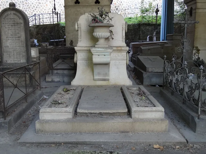 Photographie : la tombe de Jean-Léon Gérôme, au cimetière de Montmartre
