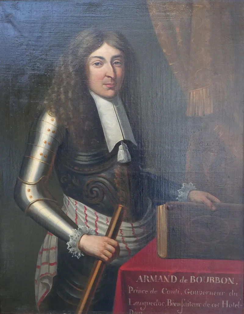 Portrait d’Armand de Bourbon, prince de Conti, en armure (musée du Vieux Nîmes)