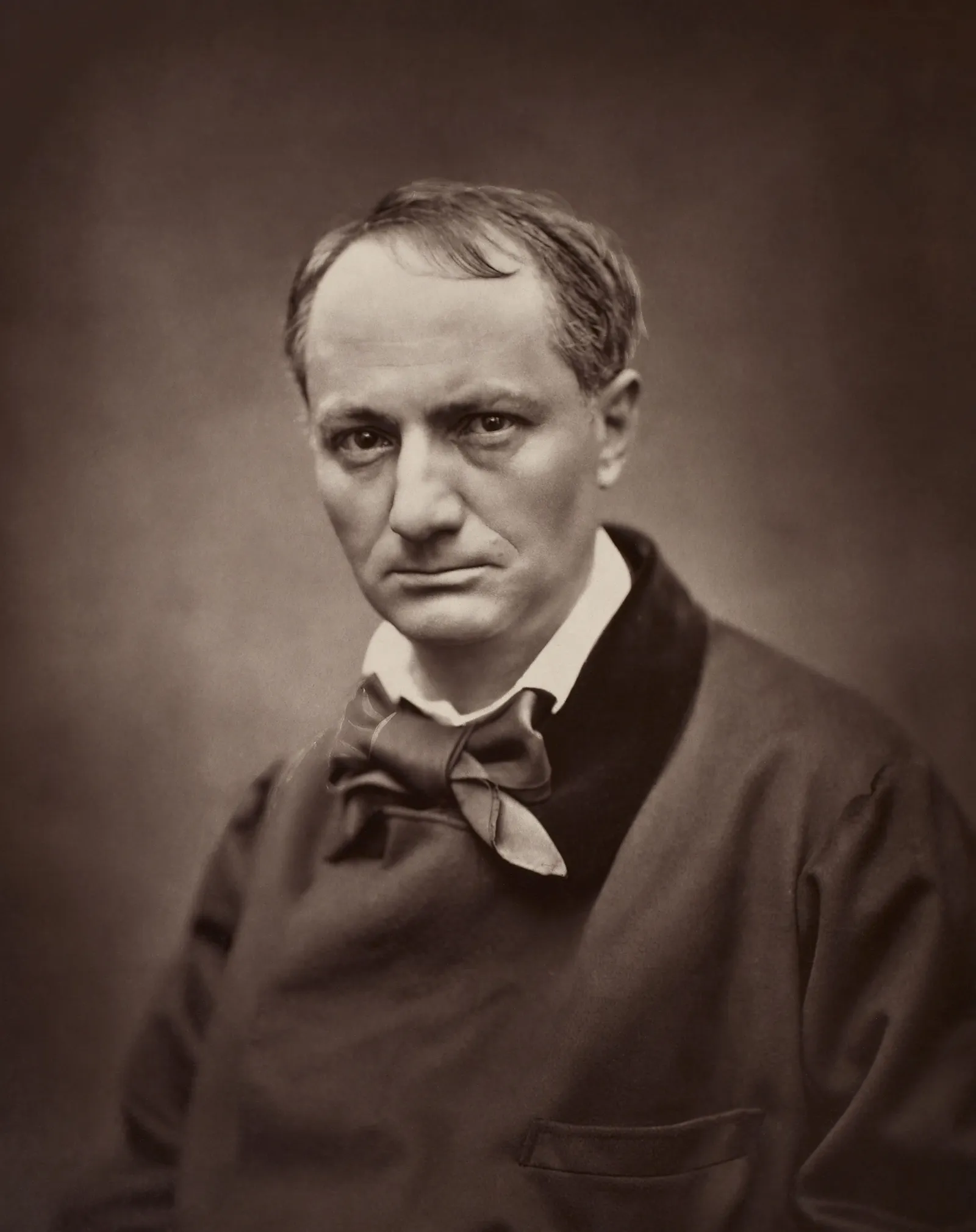 Charles Baudelaire, portrait par Étienne Carjat, vers 1862