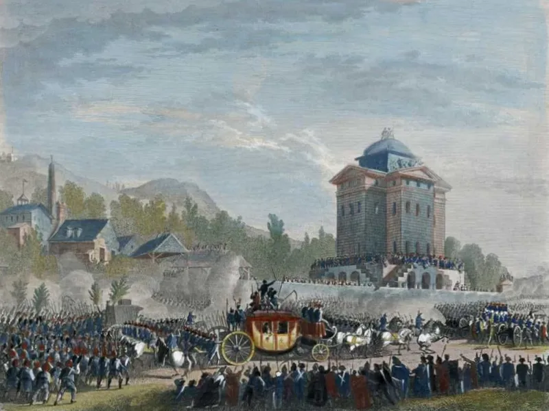 La barrière du Roule au retour de Varennes, 1791