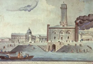 La pompe à feu du Gros-Caillou, quai d'Orsay