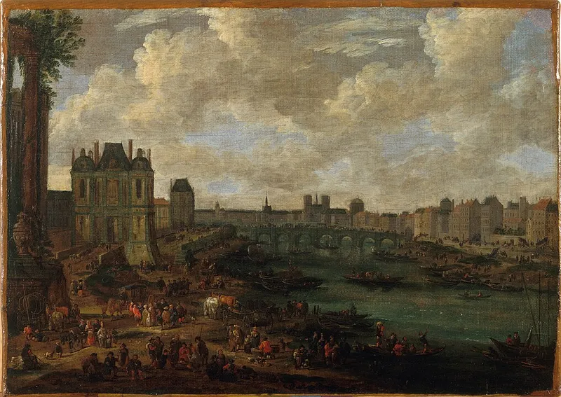 Pieter Casteels - La Porte de la Conférence, vers 1685 - Musée Carnavalet