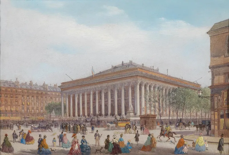 La Bourse de Paris en 1884, par Carlo Bossoli