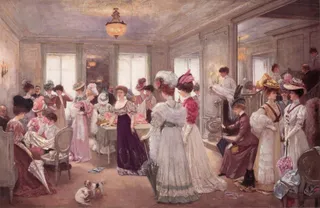 Cinq heures chez Paquin, par Henri Gervex