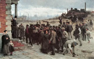 La Grève, tableau de Robert Koehler